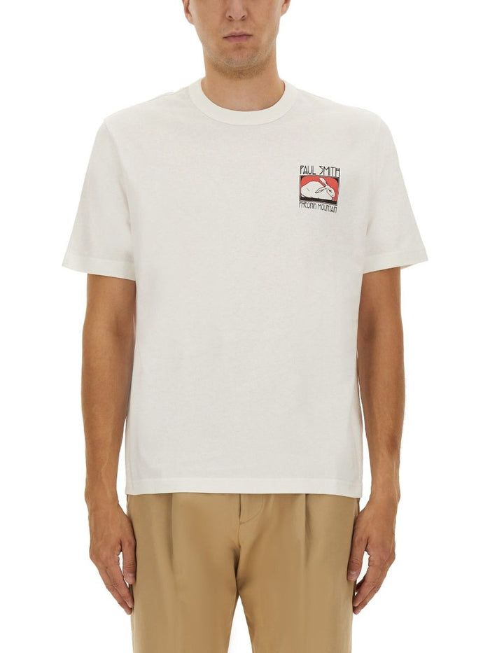 Ps Paul Smith White Organic Cotton T-Shirts