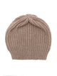 Brunello Cucinelli Beige Brunello Cucinelli Cashmere And Silk Knit Diamante Beanie Adorned With All-Over Micro Sequins
