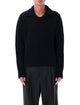 Mfpen Mfpen Wool Knit Sweater With Collar Black