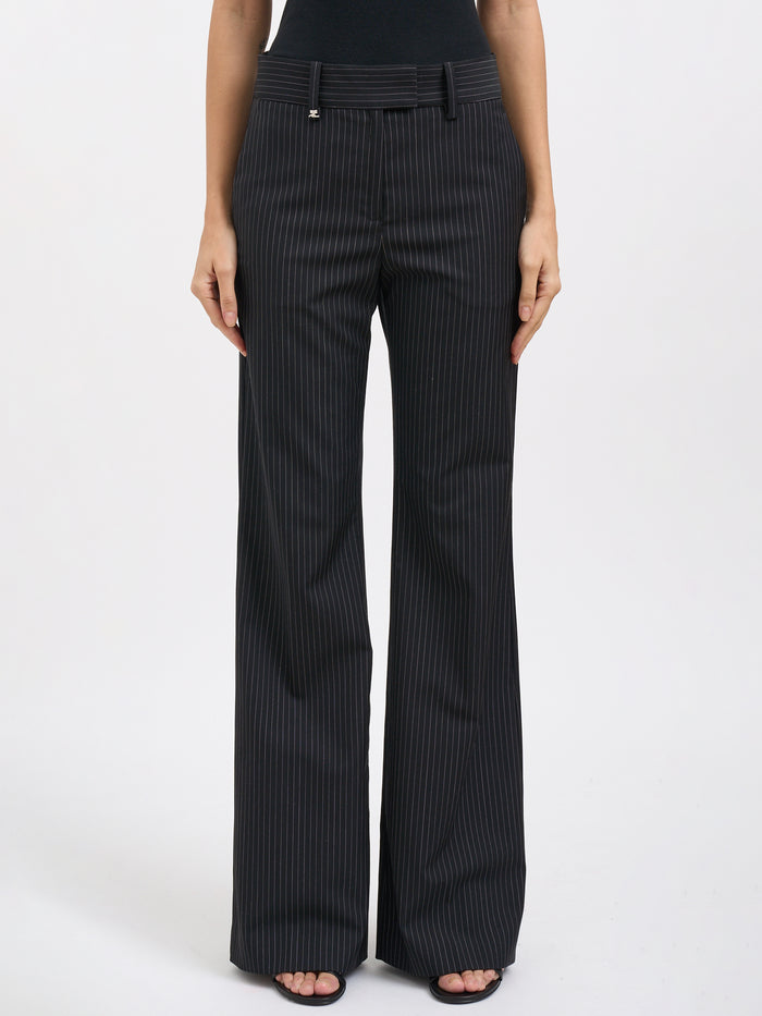 Courregès Tailored Pinstripes Trousers
