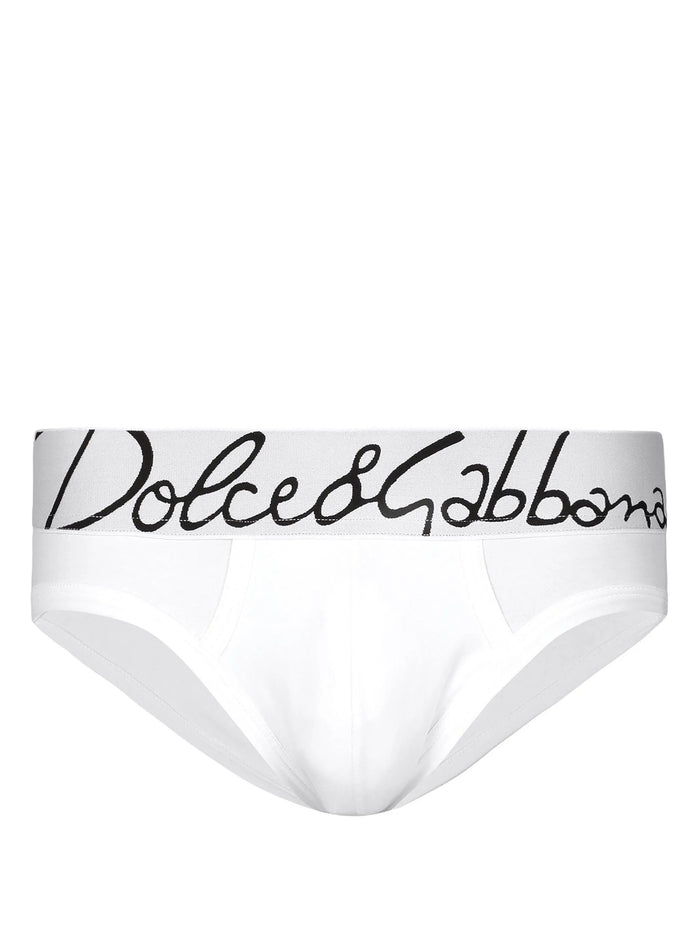 Dolce & Gabbana Stretch Cotton Mid-Rise Briefs