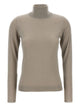 Brunello Cucinelli Sparkling Cashmere And Silk Lightweight Turtleneck Sweater