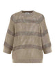 Brunello Cucinelli Beige Cotton Sweater