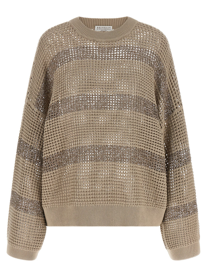 Brunello Cucinelli 'Dazzling Stripes' Sweater