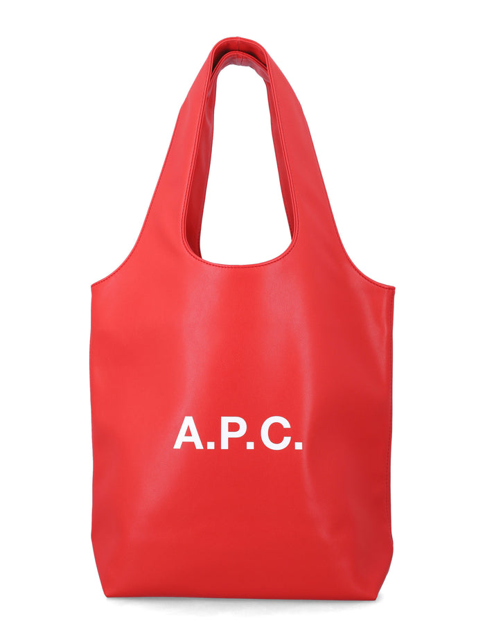 A.p.c. A.p.c. Ninon Black Small Faux Leather Tote