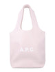 A.p.c. A.p.c. Ninon Black Small Faux Leather Tote