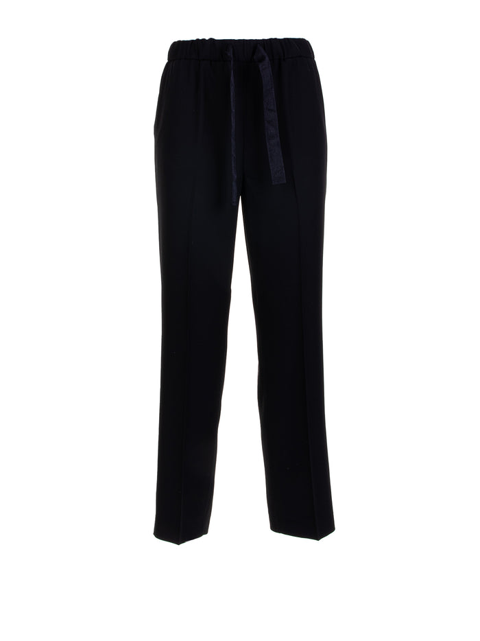 Via Masini 80 Black Trousers