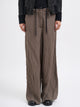 Masnada Oversized Wool Trousers