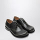 Loewe Campo Derby In Black Crackled Calfskin
