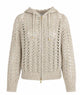 Eleventy Ivory Linen Blend Sweater