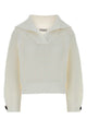 Brunello Cucinelli White Cotton Blend Sweater