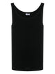 Dolce & Gabbana Black Cotton Marcello Tank Top