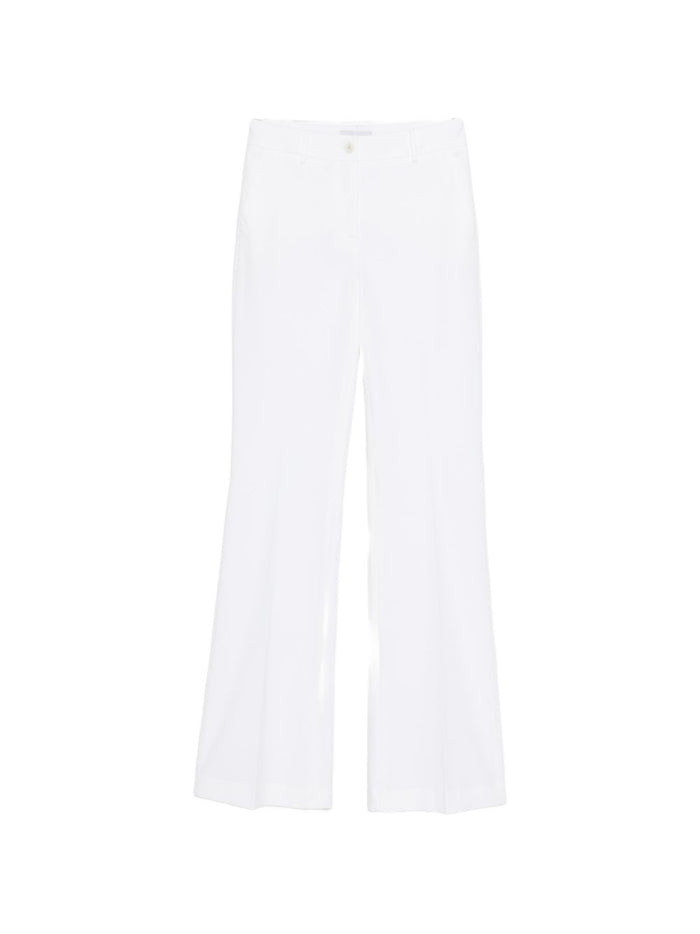 Via Masini 80 Cotton Wide-Leg Trousers