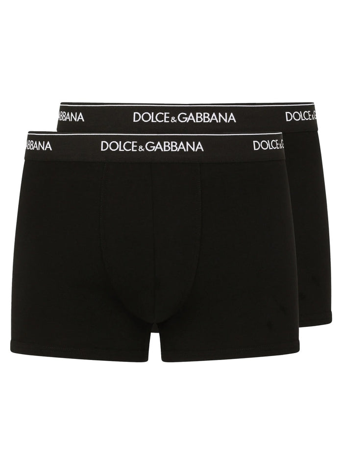 Dolce & Gabbana Set Of Two Cotton Boxers