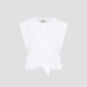 Elisabetta Franchi Jersey T-Shirt With Knot