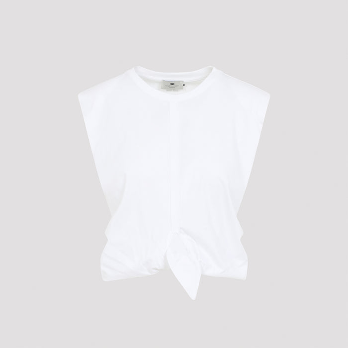 Elisabetta Franchi Cropped T-Shirt