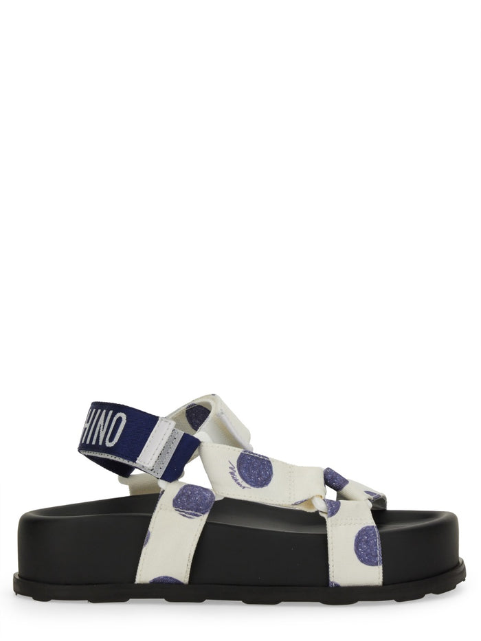 Moschino Couture Sandal With Logo