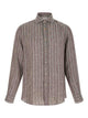 Brunello Cucinelli Pinstriped Canvas Shirt