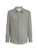 Brunello Cucinelli Dark Grey Linen Shirt