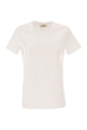 Elisabetta Franchi Jersey T-Shirt With Embroidered Logo