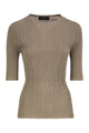 Fabiana Filippi Ribbed Lurex Viscose Sweater