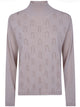 Fabiana Filippi Platinum Turtle Neck Sweater