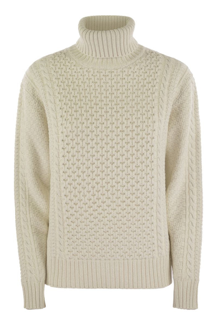 Fabiana Filippi Turtleneck Jumper With Special Workmanship