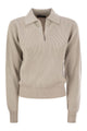 Fabiana Filippi Ribbed Knit With Polo Neck