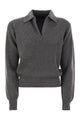 Fabiana Filippi Ribbed Knit With Polo Neck