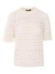 Fabiana Filippi White Embroidered T-Shirt