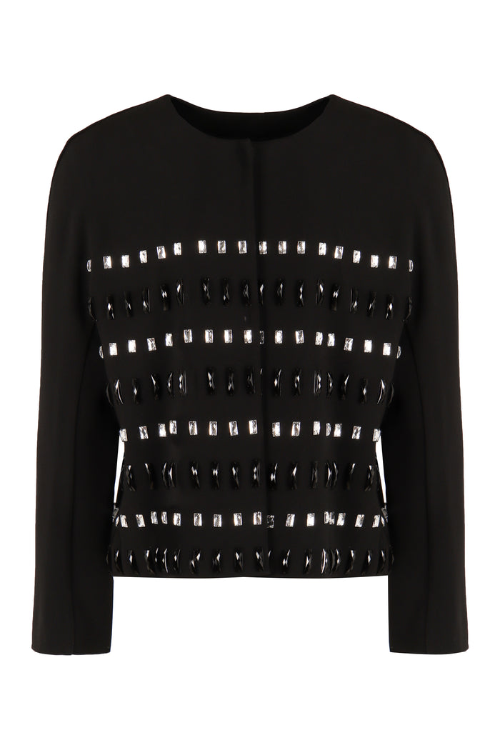 Max Mara Studio Manto Crêpe De Chine Jacket