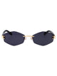 Marc Jacobs Gold Black 2 Metal Sunglasses