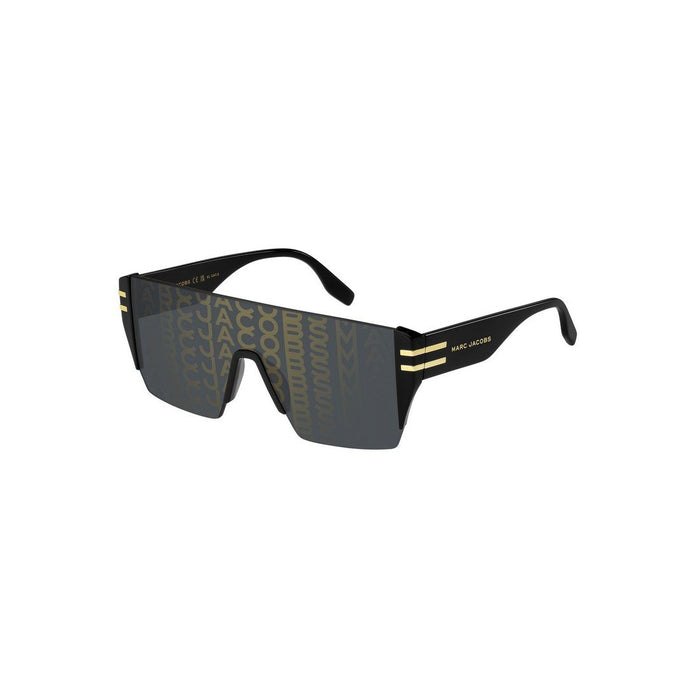 Marc Jacobs Gold Pattern Black Acetate Sunglasses