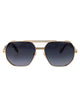 Marc Jacobs Gold Black_ Metal Sunglasses