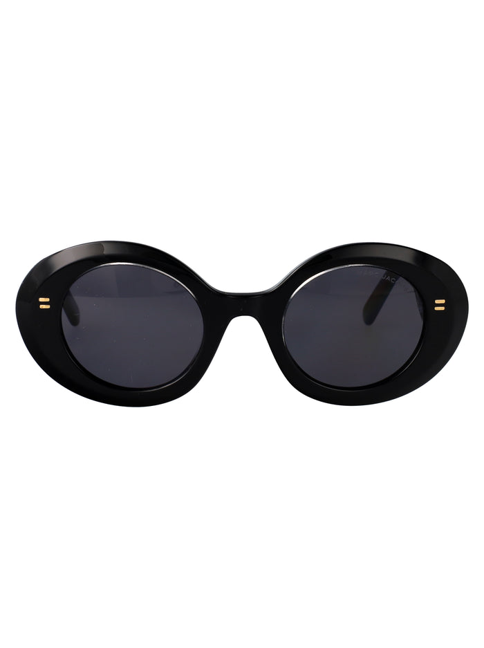 Marc Jacobs Crystal Black Acetate Sunglasses