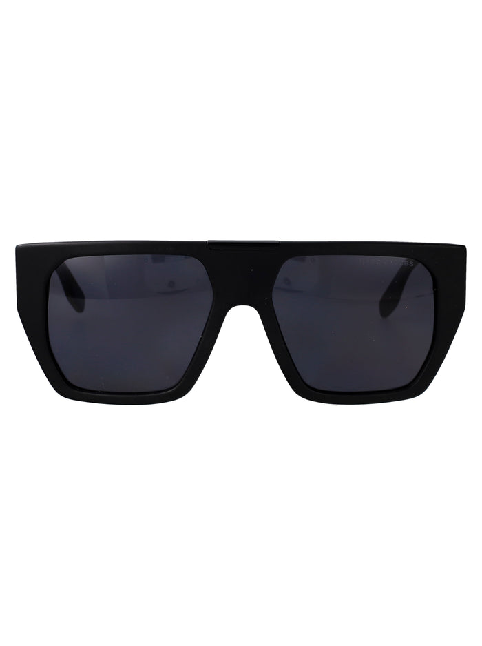 Marc Jacobs Matte Black Acetate Sunglasses