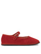 Vibi Venezia Red Velvet Ballerinas