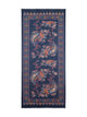 Etro Dark Blue Floral Print Paisley Scarf