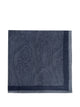 Etro Navy Blue Paisley Print Scarf