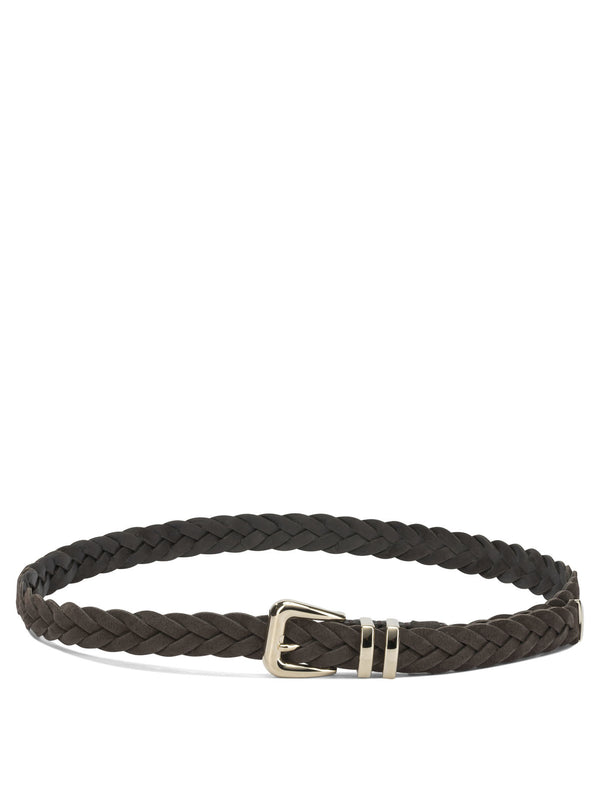 Brunello Cucinelli Brown Suede Belt