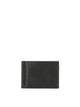 Thom Browne Money Clip Wallet In Black Pebble Grain