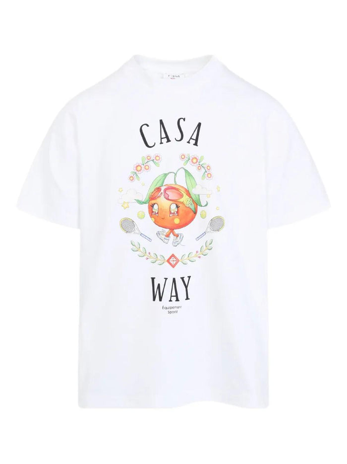 Casablanca Casa Way Mascot T-Shirt In Orange