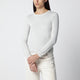 Flore Flore Grey Mélange Max Organic Cotton Long-Sleeve T-Shirt