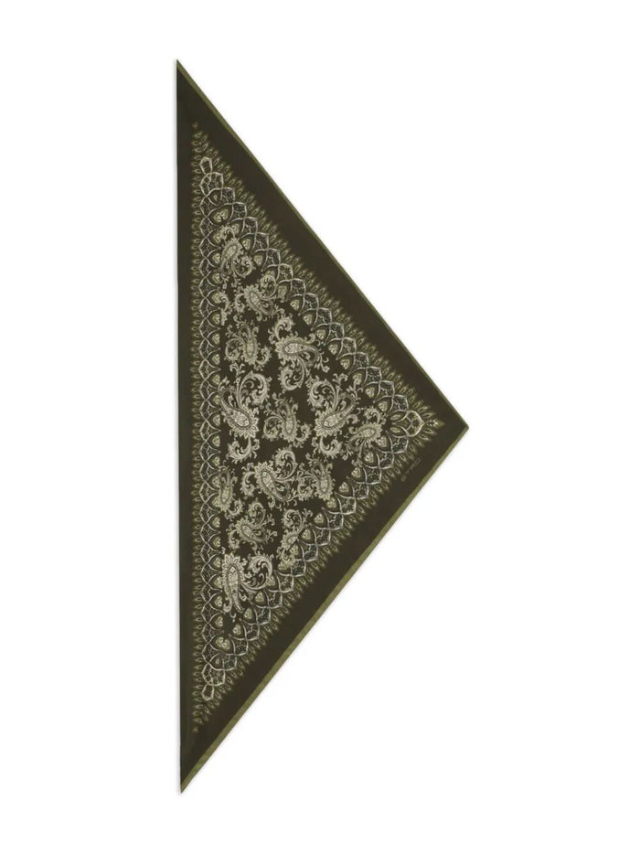 Etro Triangle Foulard Print Scarf