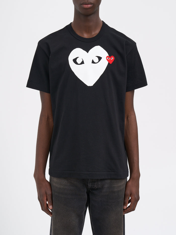 Comme Des Garçons Play Cotton Logo T-Shirt