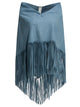 Furling By Giani Light Blue Goat Suede Scarf