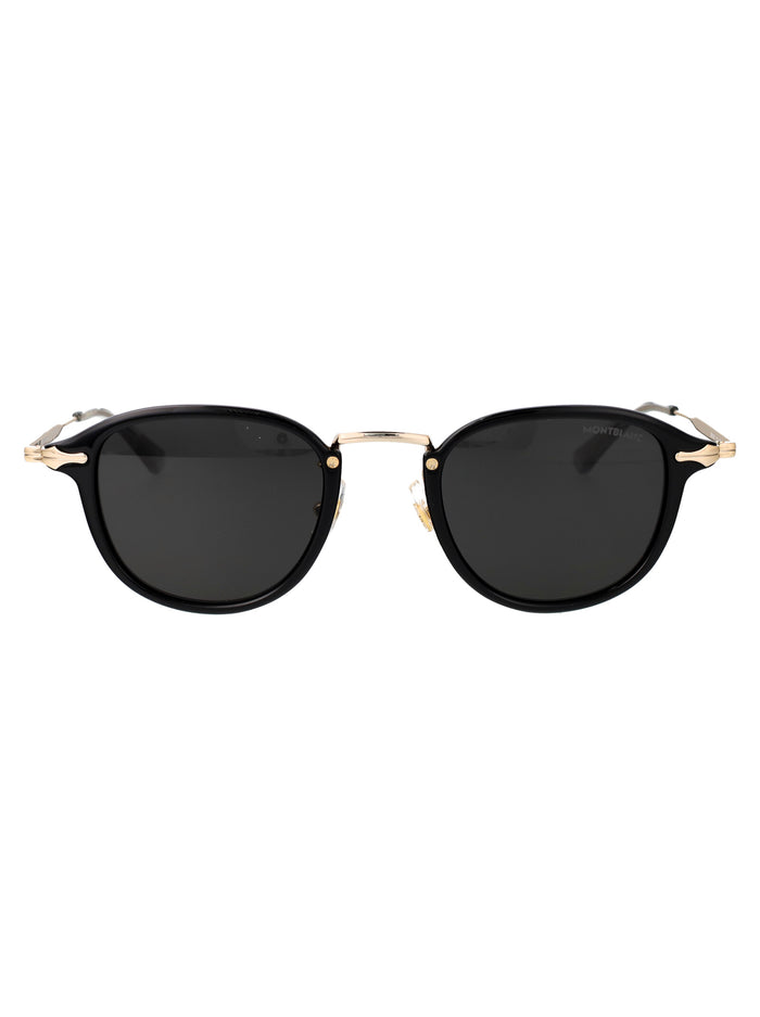 Montblanc Black Metal Sunglasses