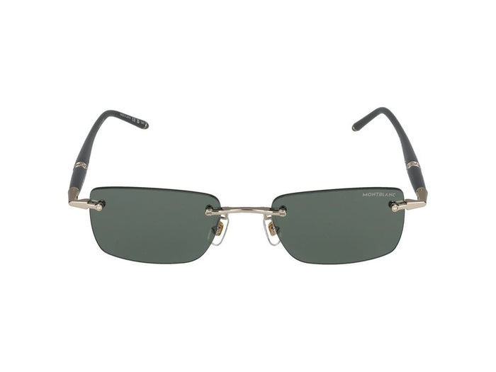 Montblanc Sunglasses  Mb0344s 005 Gold Grey Green 54/20/150