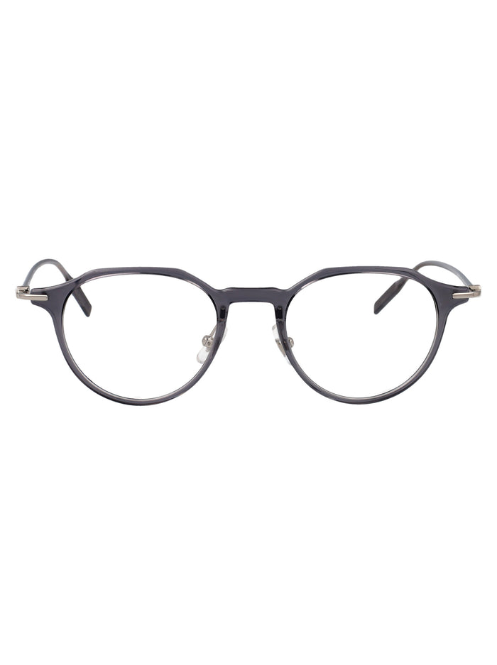 Montblanc Grey-Silver-Transparent Metal Glasses
