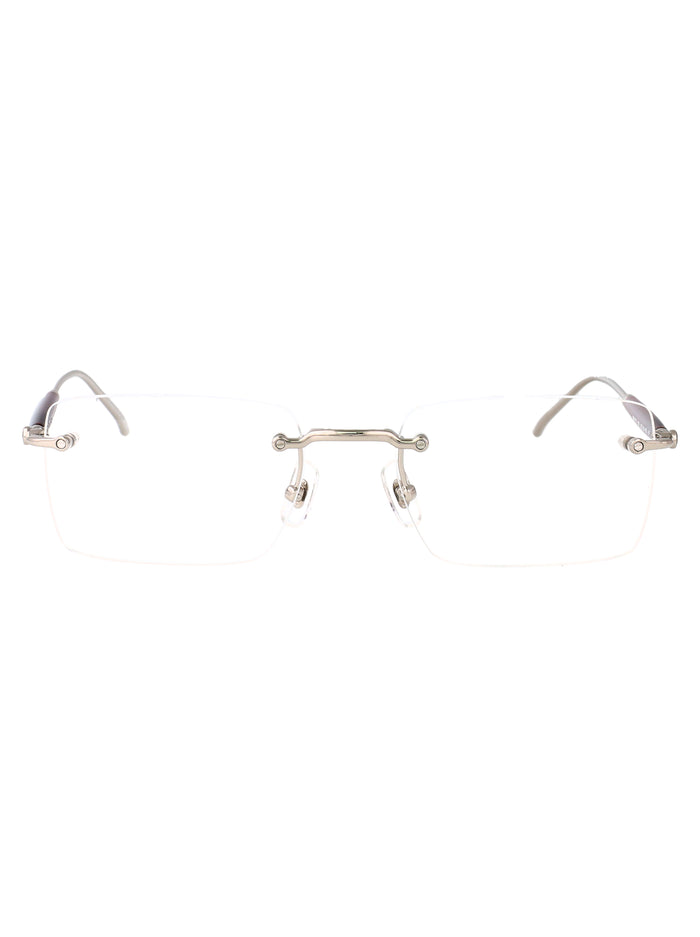 Montblanc Silver-Silver-Transparent Metal Glasses